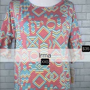 Irma tunic top XXS LuLaRoe
